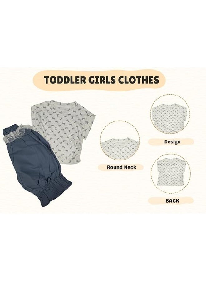 MINIIMODZ MINII MODZ Retro Cuties Skirt Set - Girls Skirt and Top Set with Inner Shorts (2-4 Years) - Party Wear for Toddler Girls - Image 3